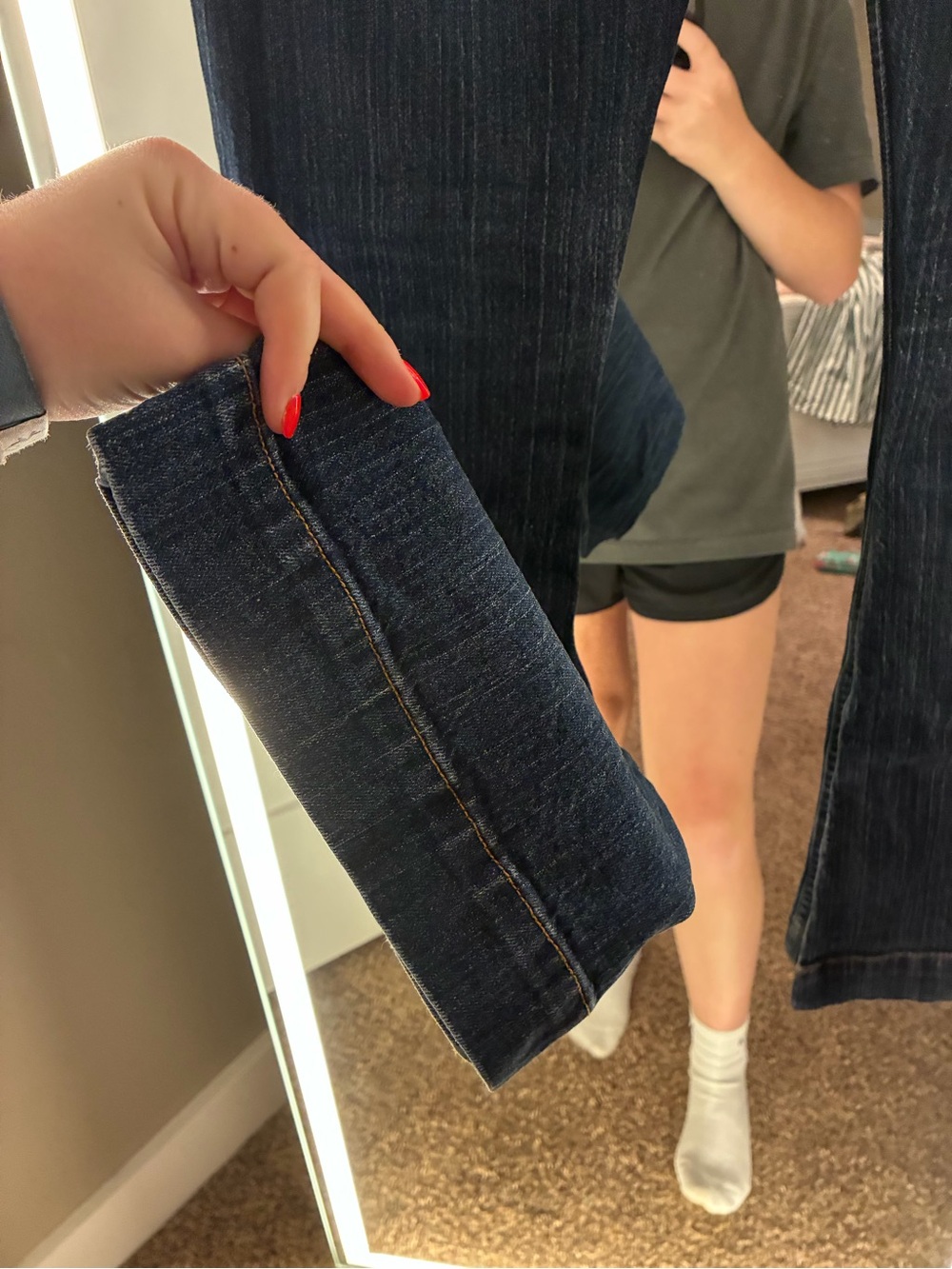 Kimes Ranch Dark Blue Boot Cut Jeans - Picture 10 of 13